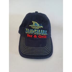 Landshark Bar and Grill Atlantic City Hat Embroidered Blue RARE